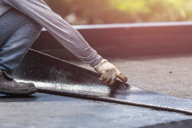 Professional Basement Waterproofing technician working in Canton, PA
